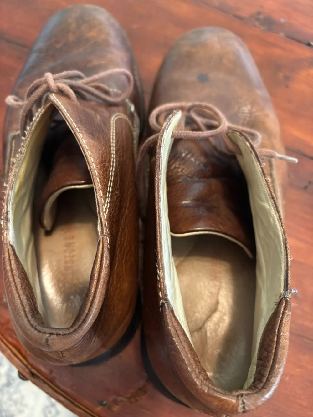 Men's Brown Leather Chukka Boots Johnston Murphy 8.5